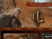 Tablet Screenshot of igladiatorgame.com